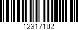 Código de barras (EAN, GTIN, SKU, ISBN): '12317102'