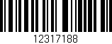 Código de barras (EAN, GTIN, SKU, ISBN): '12317188'