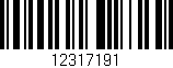 Código de barras (EAN, GTIN, SKU, ISBN): '12317191'