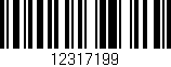 Código de barras (EAN, GTIN, SKU, ISBN): '12317199'