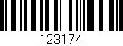 Código de barras (EAN, GTIN, SKU, ISBN): '123174'