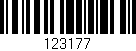 Código de barras (EAN, GTIN, SKU, ISBN): '123177'