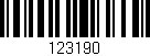 Código de barras (EAN, GTIN, SKU, ISBN): '123190'