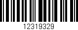 Código de barras (EAN, GTIN, SKU, ISBN): '12319329'