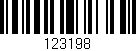 Código de barras (EAN, GTIN, SKU, ISBN): '123198'