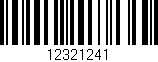 Código de barras (EAN, GTIN, SKU, ISBN): '12321241'