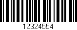 Código de barras (EAN, GTIN, SKU, ISBN): '12324554'