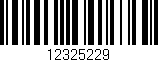 Código de barras (EAN, GTIN, SKU, ISBN): '12325229'