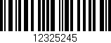 Código de barras (EAN, GTIN, SKU, ISBN): '12325245'