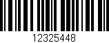 Código de barras (EAN, GTIN, SKU, ISBN): '12325448'