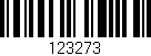Código de barras (EAN, GTIN, SKU, ISBN): '123273'