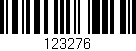 Código de barras (EAN, GTIN, SKU, ISBN): '123276'