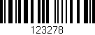Código de barras (EAN, GTIN, SKU, ISBN): '123278'