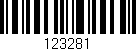 Código de barras (EAN, GTIN, SKU, ISBN): '123281'