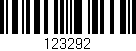 Código de barras (EAN, GTIN, SKU, ISBN): '123292'