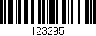 Código de barras (EAN, GTIN, SKU, ISBN): '123295'