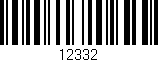 Código de barras (EAN, GTIN, SKU, ISBN): '12332'