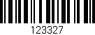 Código de barras (EAN, GTIN, SKU, ISBN): '123327'