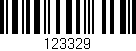 Código de barras (EAN, GTIN, SKU, ISBN): '123329'
