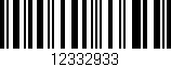 Código de barras (EAN, GTIN, SKU, ISBN): '12332933'