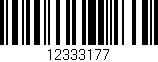 Código de barras (EAN, GTIN, SKU, ISBN): '12333177'