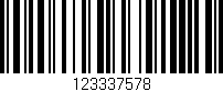 Código de barras (EAN, GTIN, SKU, ISBN): '123337578'