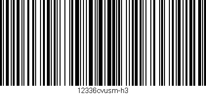 Código de barras (EAN, GTIN, SKU, ISBN): '12336cvusm-h3'