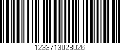Código de barras (EAN, GTIN, SKU, ISBN): '1233713028026'
