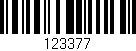 Código de barras (EAN, GTIN, SKU, ISBN): '123377'