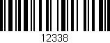 Código de barras (EAN, GTIN, SKU, ISBN): '12338'