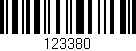 Código de barras (EAN, GTIN, SKU, ISBN): '123380'