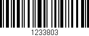 Código de barras (EAN, GTIN, SKU, ISBN): '1233803'
