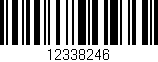 Código de barras (EAN, GTIN, SKU, ISBN): '12338246'