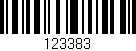 Código de barras (EAN, GTIN, SKU, ISBN): '123383'