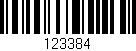 Código de barras (EAN, GTIN, SKU, ISBN): '123384'