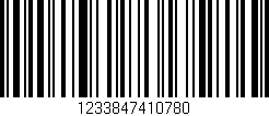 Código de barras (EAN, GTIN, SKU, ISBN): '1233847410780'