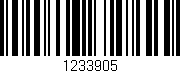 Código de barras (EAN, GTIN, SKU, ISBN): '1233905'