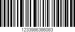 Código de barras (EAN, GTIN, SKU, ISBN): '1233986386083'