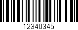 Código de barras (EAN, GTIN, SKU, ISBN): '12340345'