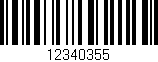 Código de barras (EAN, GTIN, SKU, ISBN): '12340355'