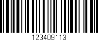 Código de barras (EAN, GTIN, SKU, ISBN): '123409113'
