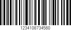 Código de barras (EAN, GTIN, SKU, ISBN): '1234108734560'