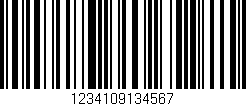 Código de barras (EAN, GTIN, SKU, ISBN): '1234109134567'