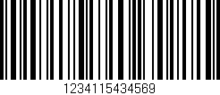 Código de barras (EAN, GTIN, SKU, ISBN): '1234115434569'
