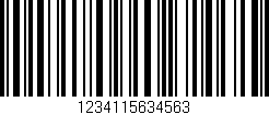 Código de barras (EAN, GTIN, SKU, ISBN): '1234115634563'