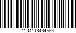 Código de barras (EAN, GTIN, SKU, ISBN): '1234116434568'