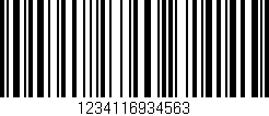 Código de barras (EAN, GTIN, SKU, ISBN): '1234116934563'