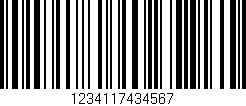 Código de barras (EAN, GTIN, SKU, ISBN): '1234117434567'