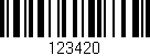 Código de barras (EAN, GTIN, SKU, ISBN): '123420'