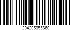 Código de barras (EAN, GTIN, SKU, ISBN): '1234205955660'